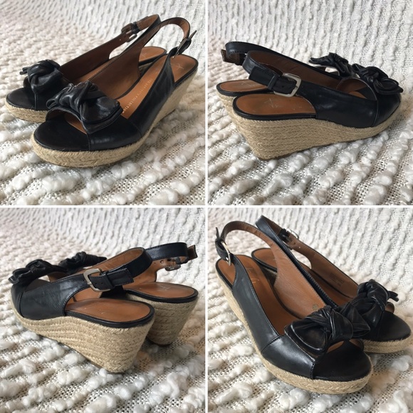 Franco Sarto Shoes - Franco Sarto Camino Leather Wedge Espadrilles 6M